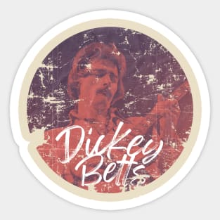 Dickey Betts retro style Sticker